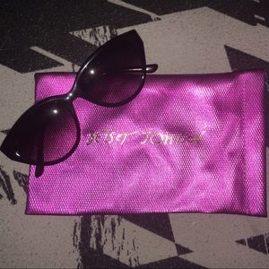 Betsey Johnson "Raven" Cat eye Sunglasses